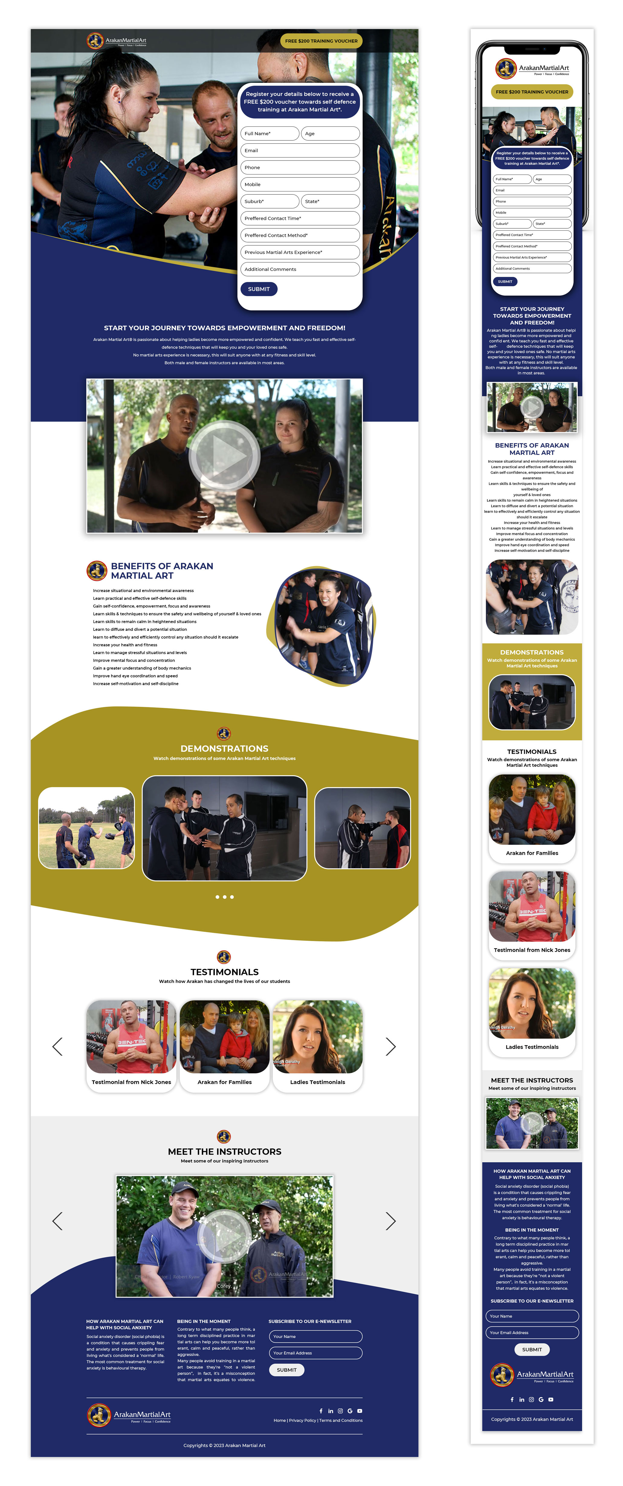 Web Design by MAZY for this project | Design #30257278