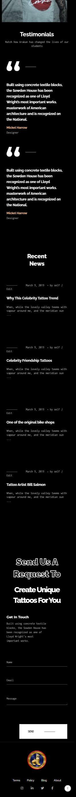 Web Design by iAbdelrahman Moustafa for this project | Design #30261629