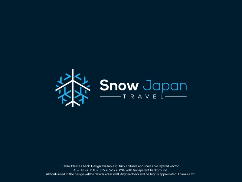 Logo-Design von skart für Snow Japan Travel | Design #30260581