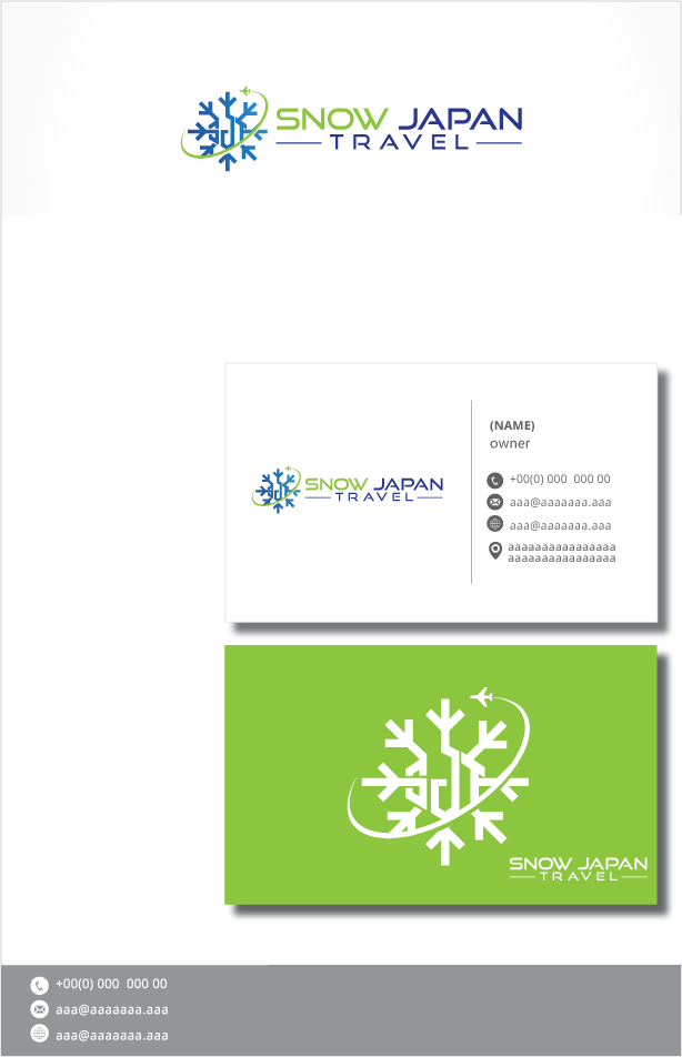 Logo-Design von zebronicgraphic für Snow Japan Travel | Design #30257398