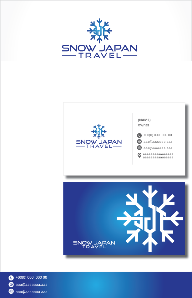 Logo-Design von zebronicgraphic für Snow Japan Travel | Design #30257399