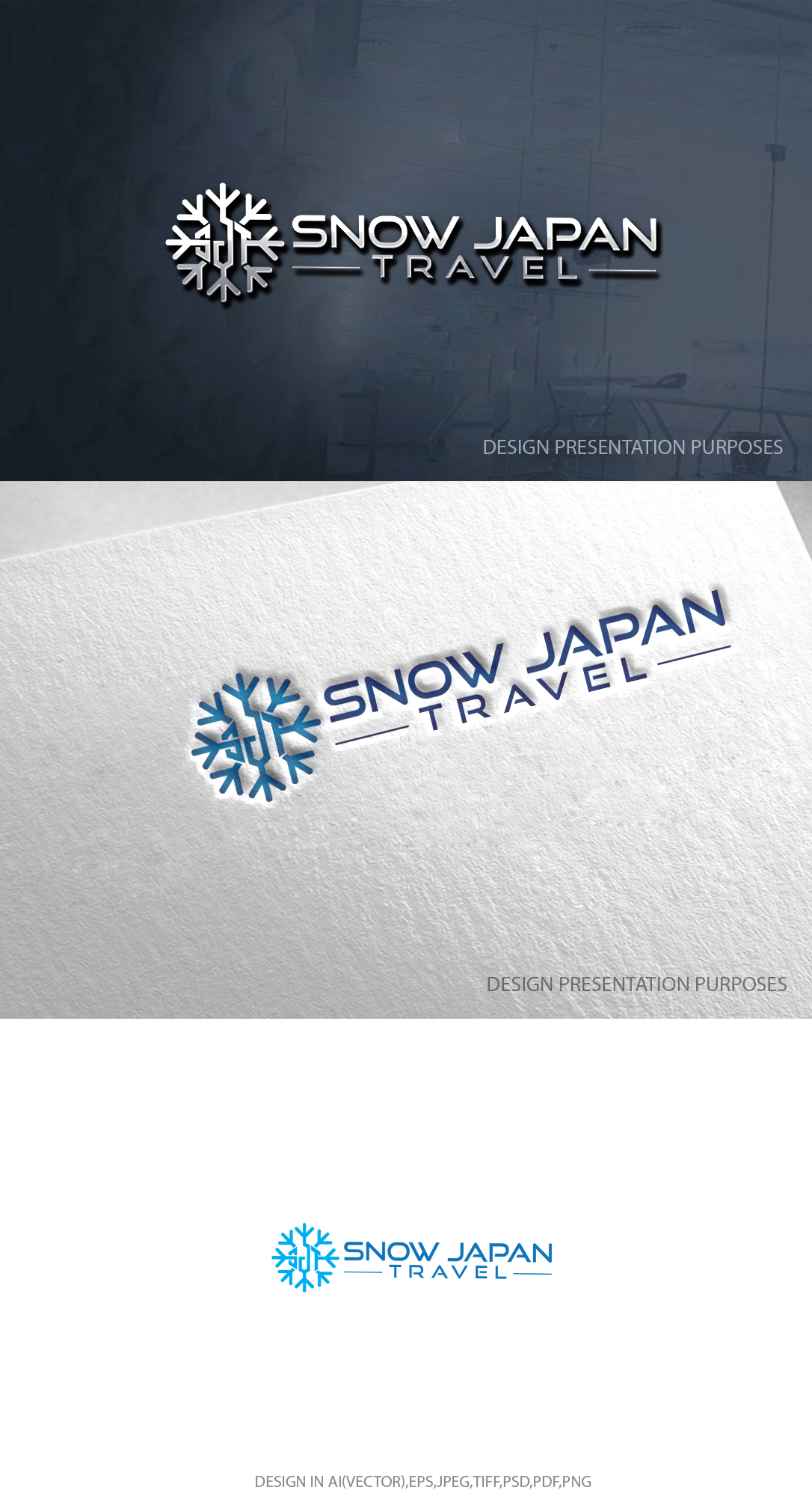 Design de Logo par zebronicgraphic pour Snow Japan Travel | Design #30292847