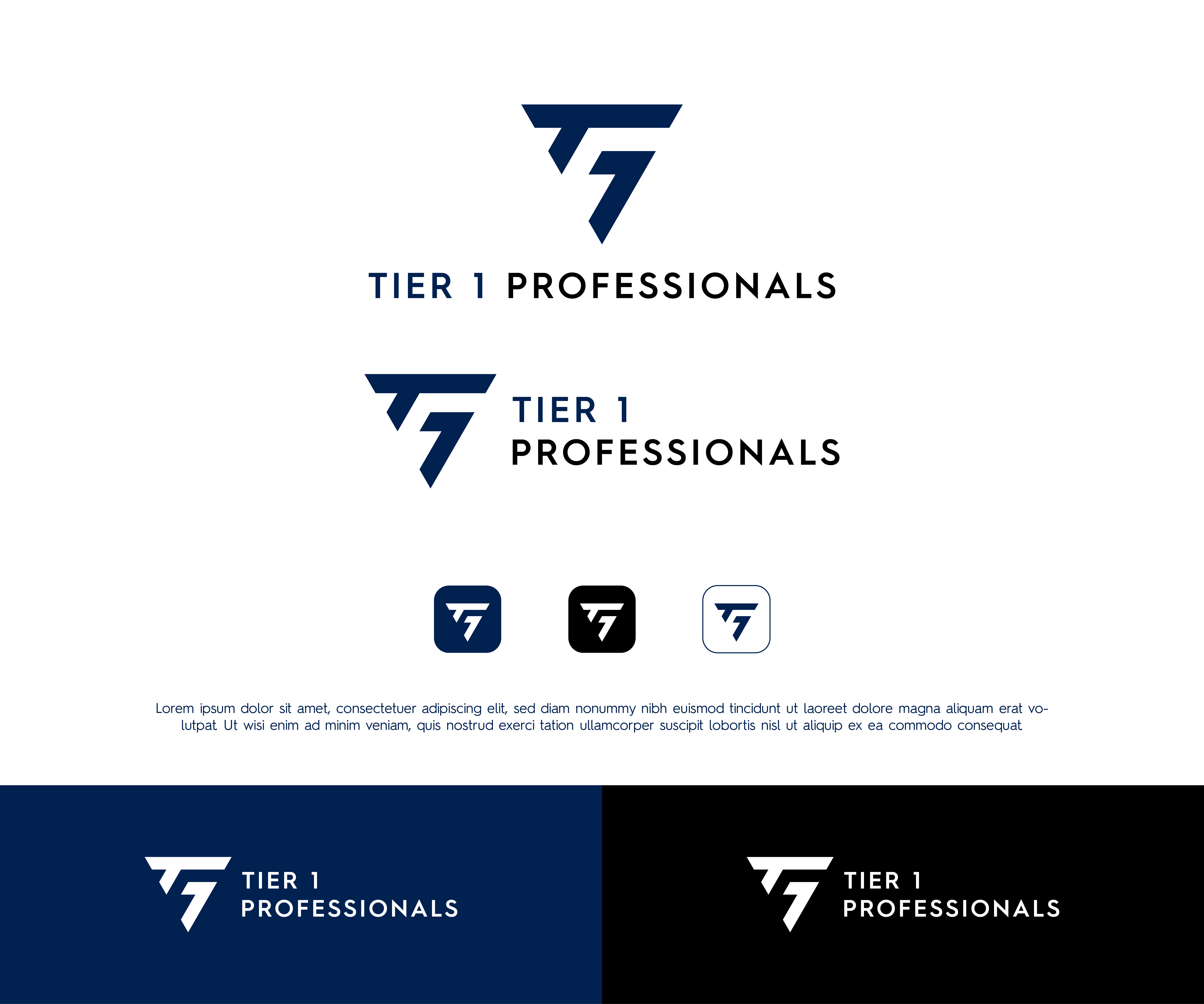 Logo Design by Luthfi1 for Tier 1 Professionals | Design #30306551