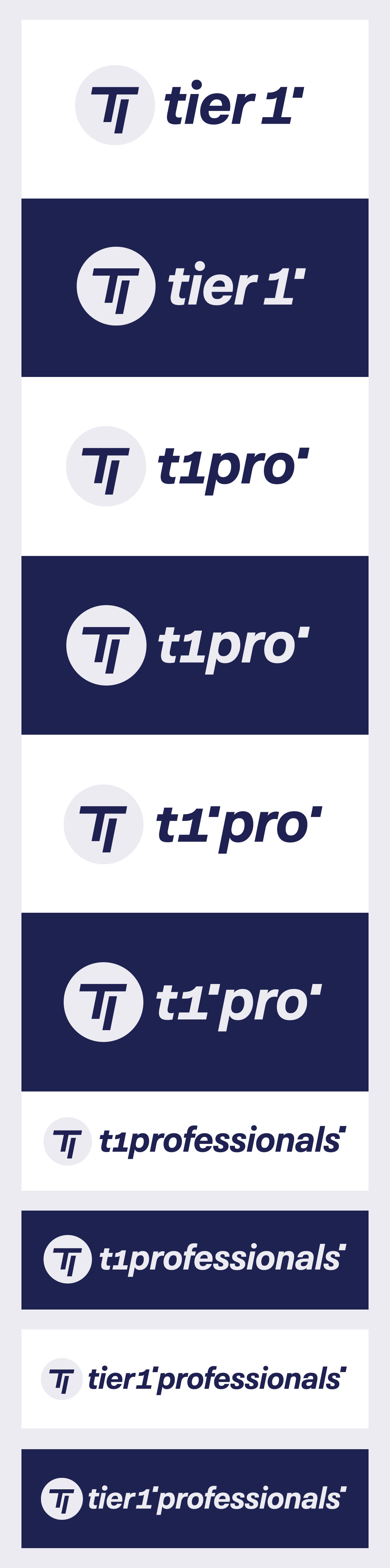 Logo Design by FAIBRA for Tier 1 Professionals | Design: #30323850