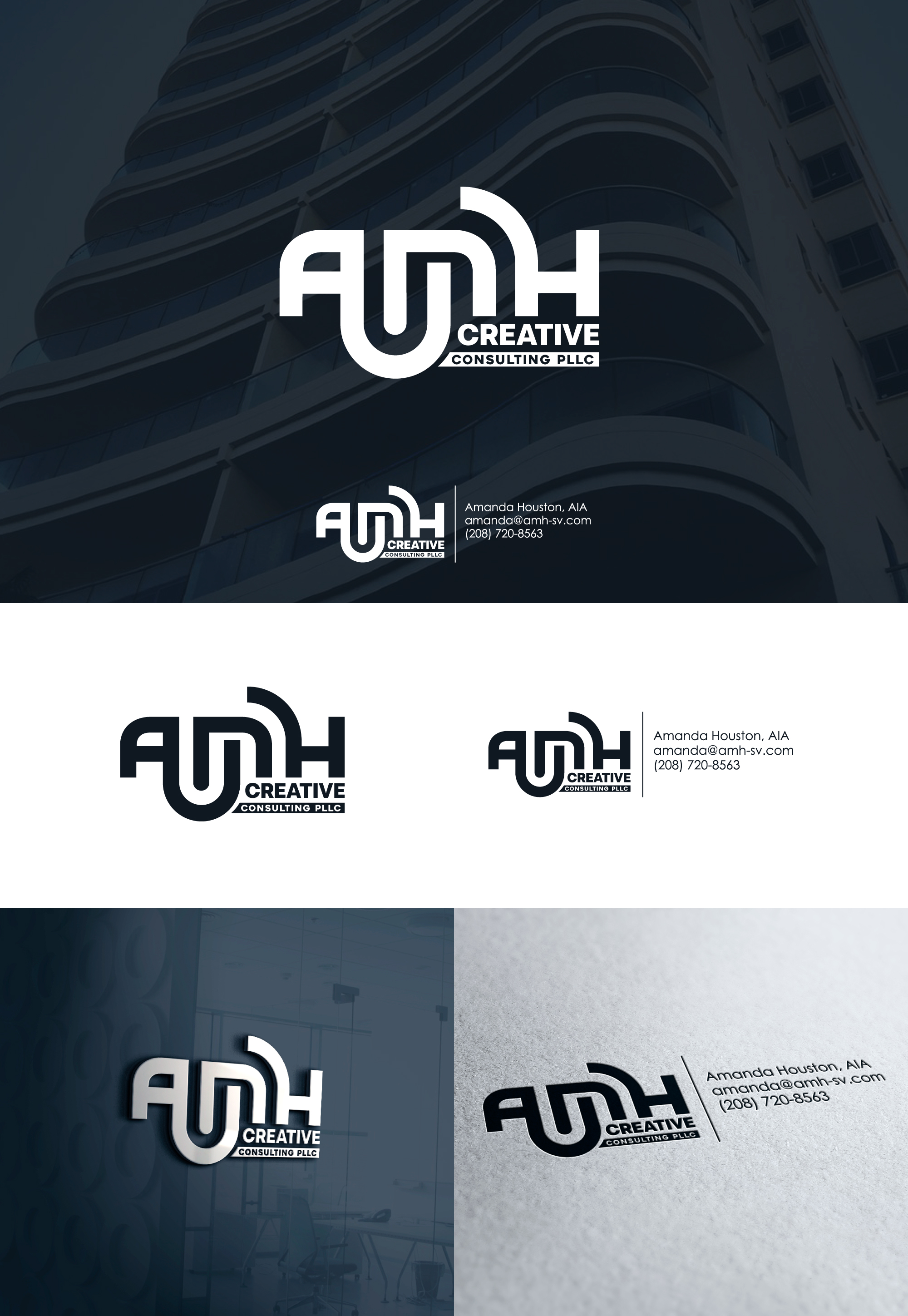 Logo-Design von enriquecoello_24 für AMH Consulting PLLC | Design #30262255