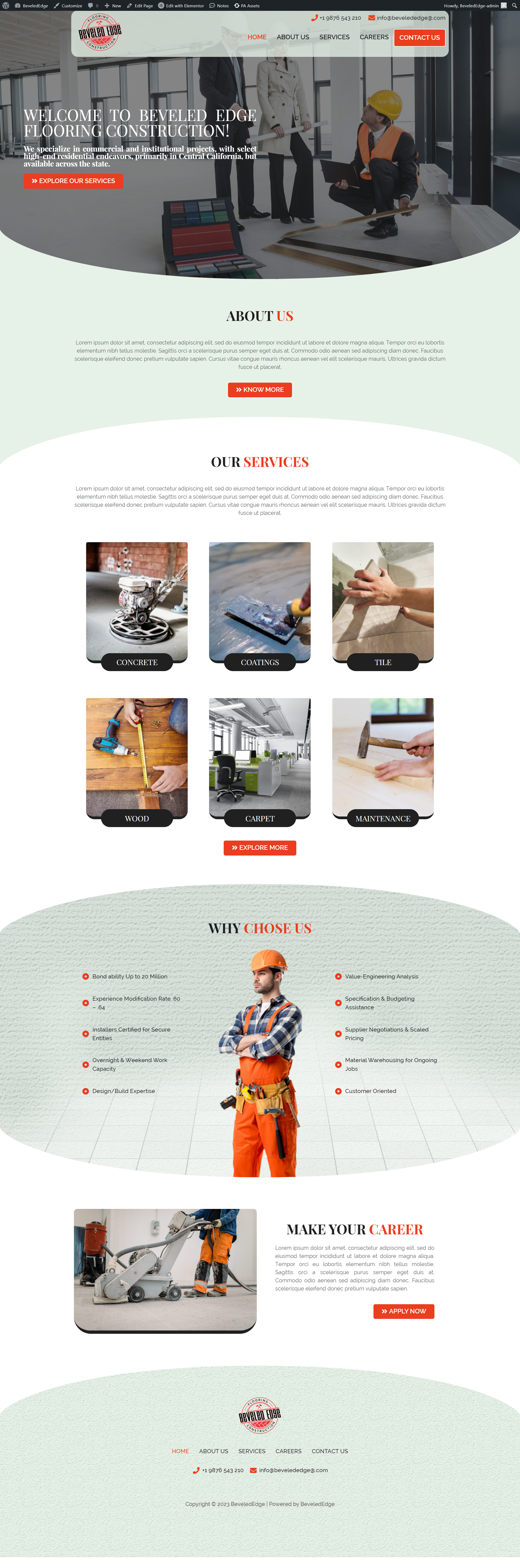 Web Design par JohnDigiTech pour ONEELEVEN | Design #30306351