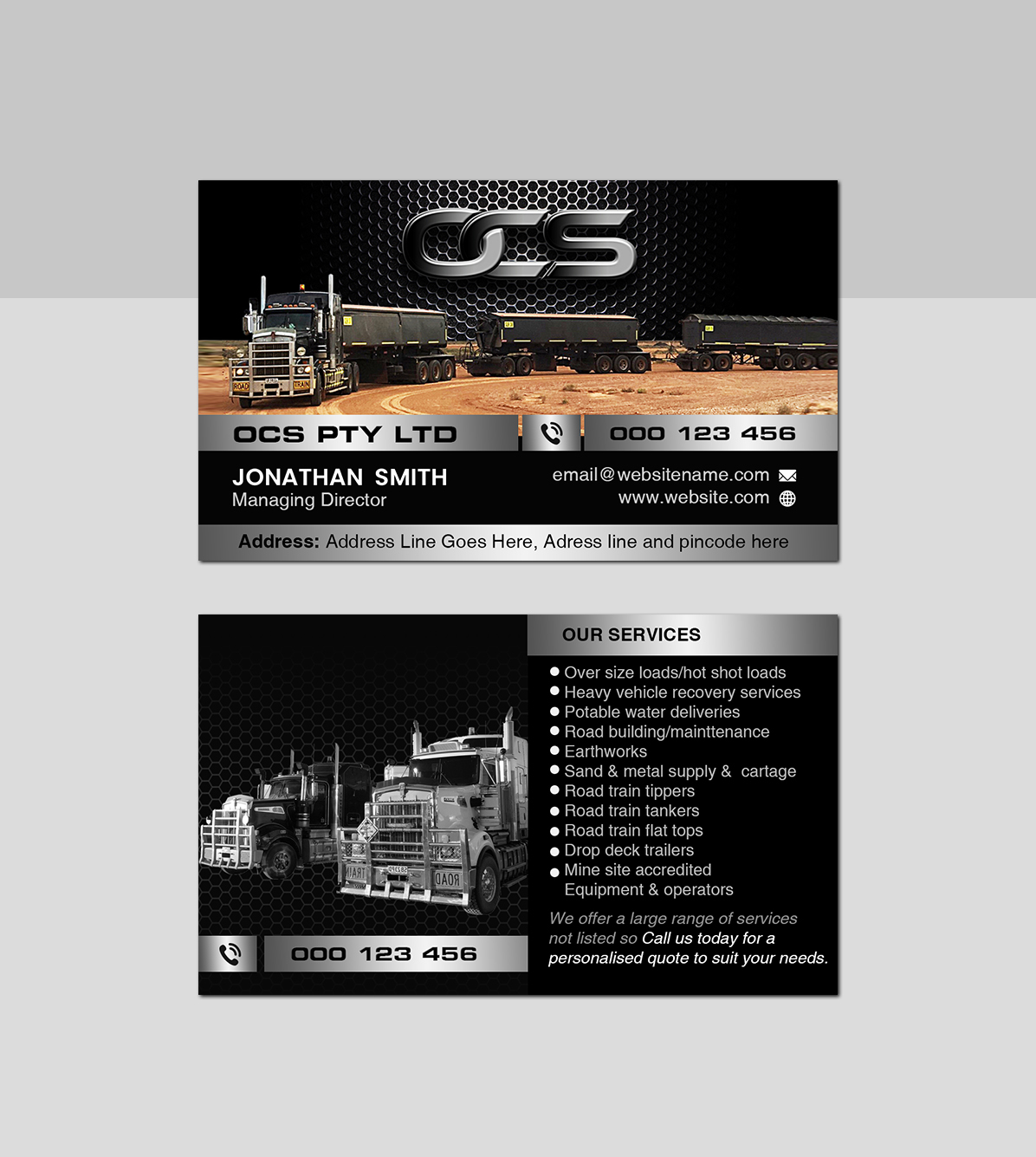 Business Card Design by Creations Box 2015 for this project | Design #30265172