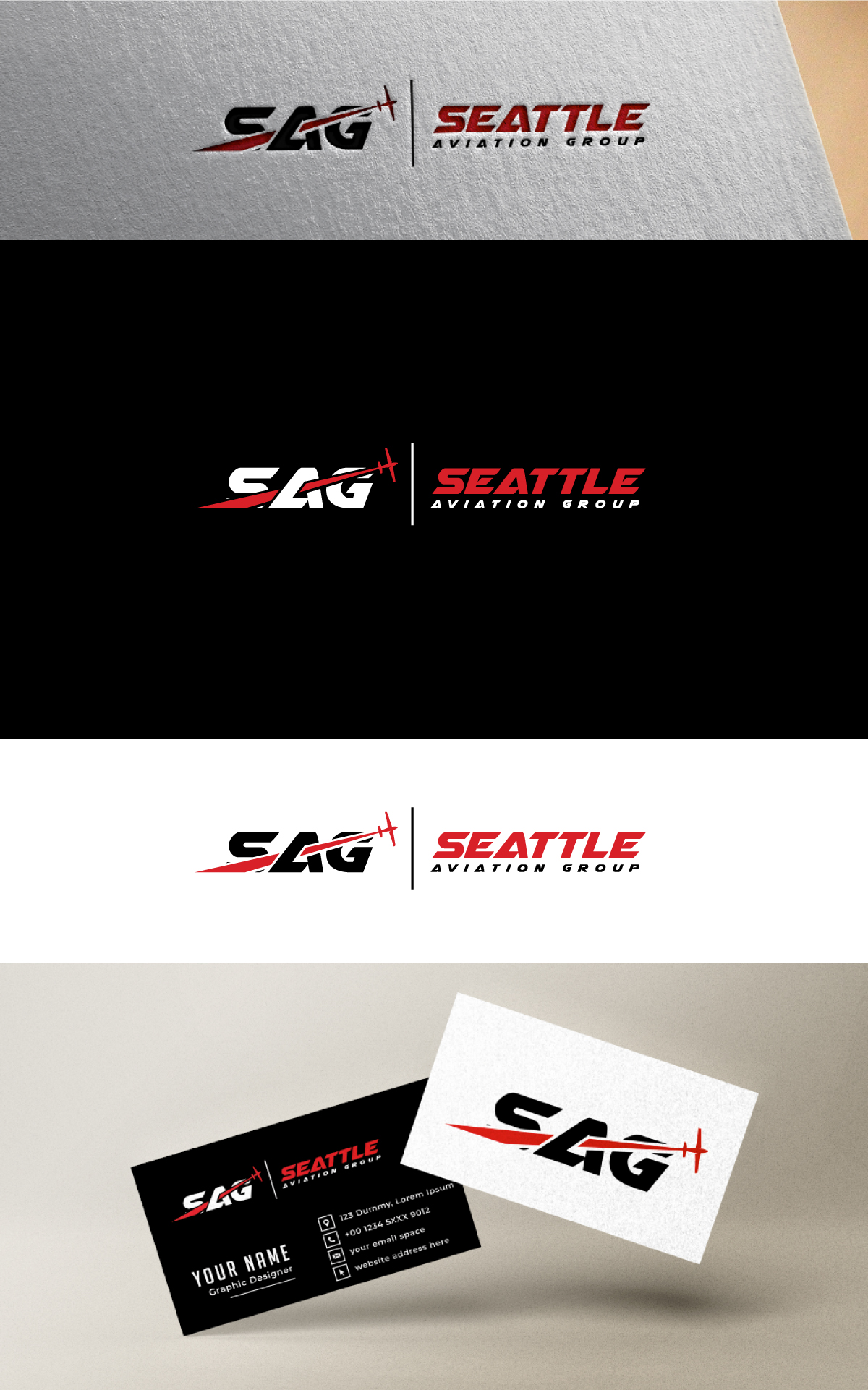 Logo Design by RS_Design for Seattle Aviation Solutions | Design #30263036