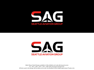 Logo Design by skart for Seattle Aviation Solutions | Design: #30268431