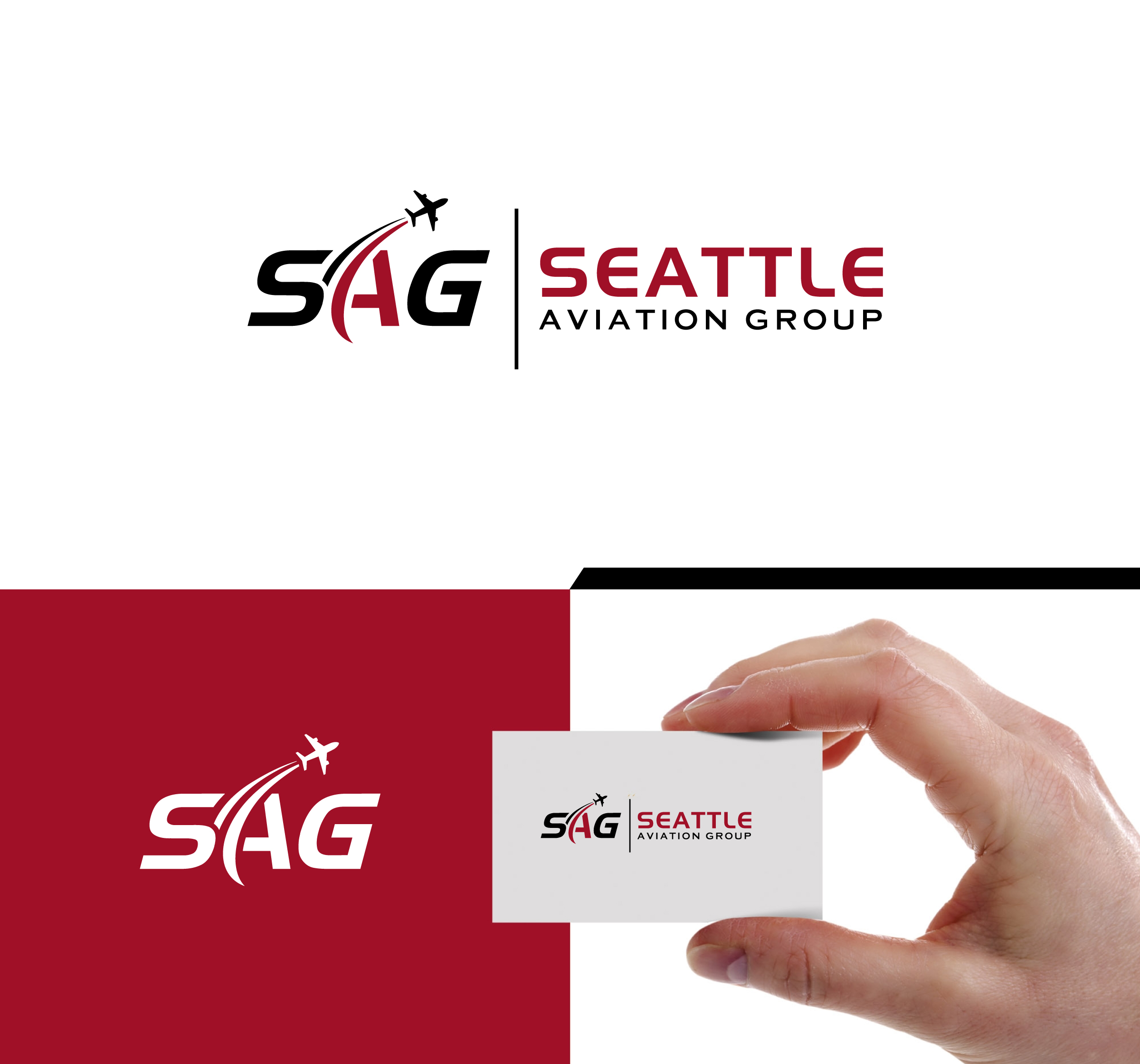 Logo Design by ecorokerz for Seattle Aviation Solutions | Design #30263123
