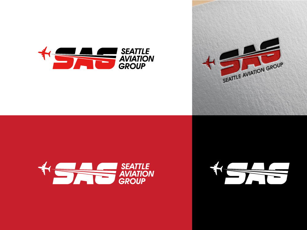 Logo Design by Cre@8ive.Colors for Seattle Aviation Solutions | Design #30269164