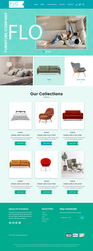 Web Design by RP Digital for Florentina events ltd | Design: #30270406