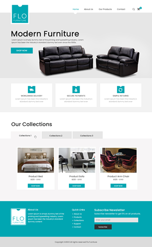 Web Design by Creations Box 2015 for Florentina events ltd | Design: #30272251