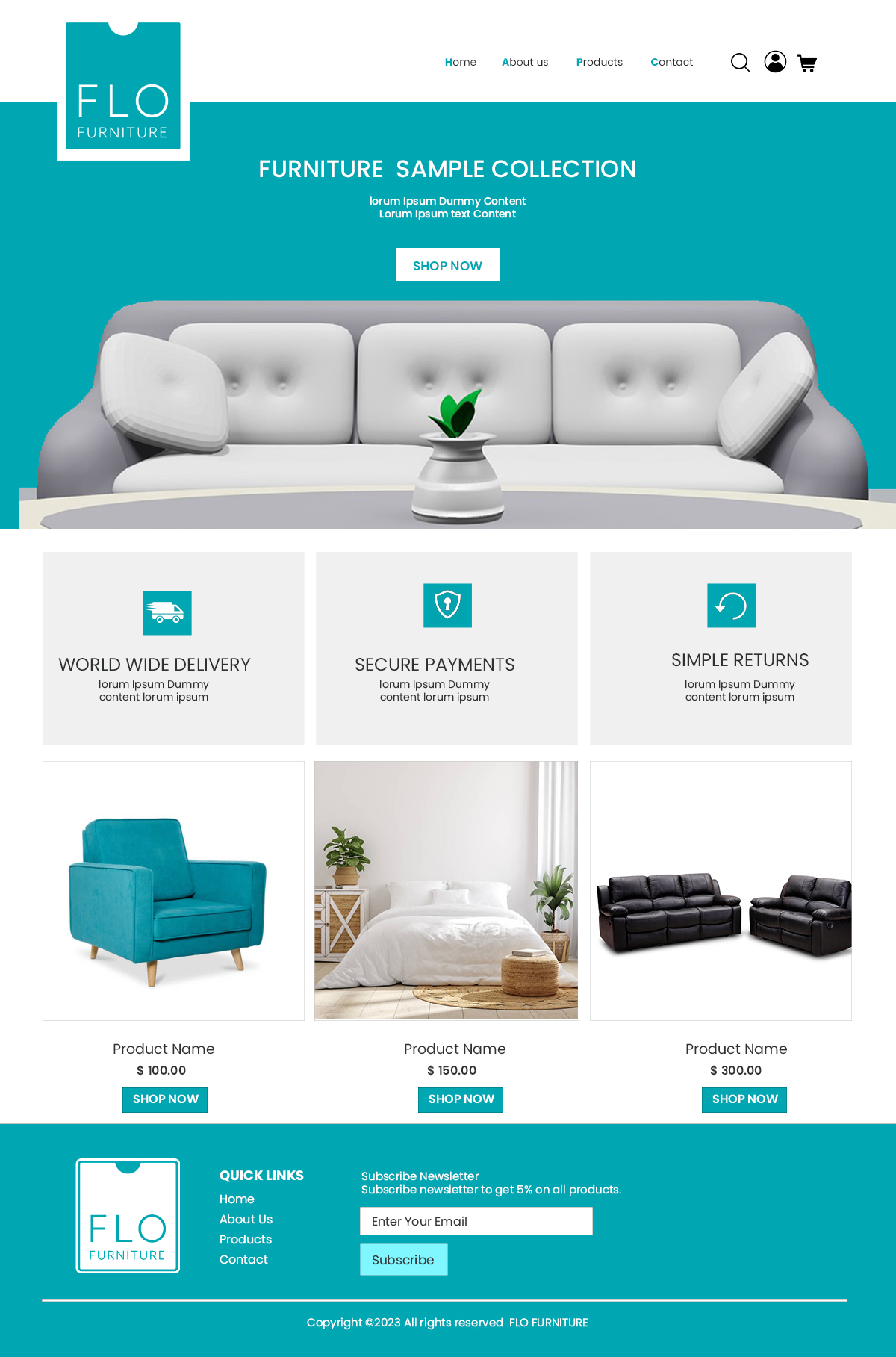 Diseño Web por Creations Box 2015 para Florentina events ltd | Diseño #30272296