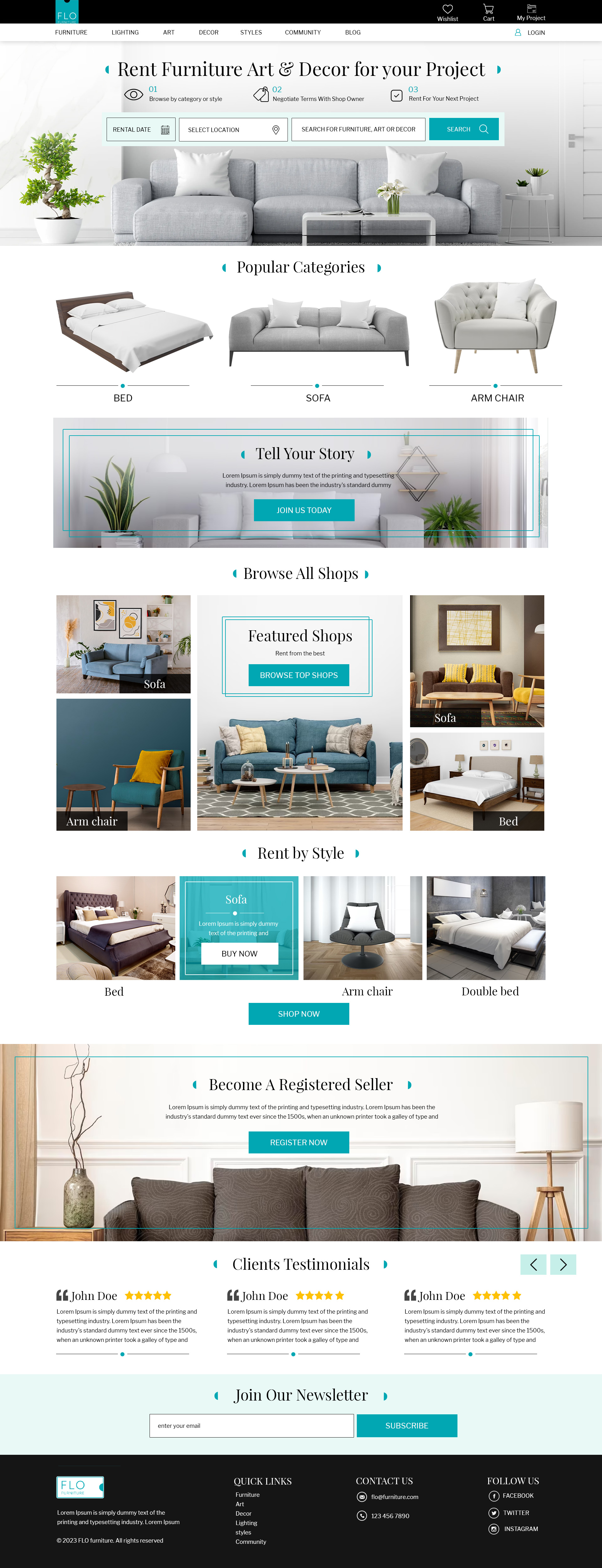 Diseño Web por creative.bugs para Florentina events ltd | Diseño #30272101