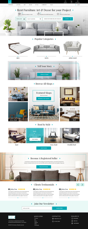 Web Design by creative.bugs for Florentina events ltd | Design: #30272101