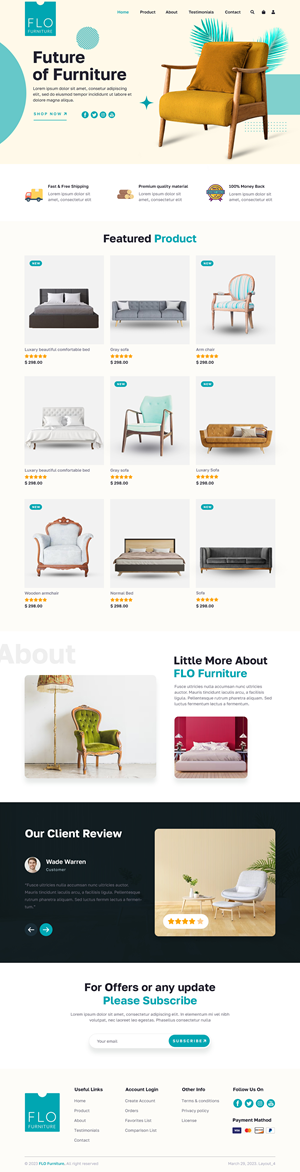 Web Design by sai.designer87 for Florentina events ltd | Design: #30273607