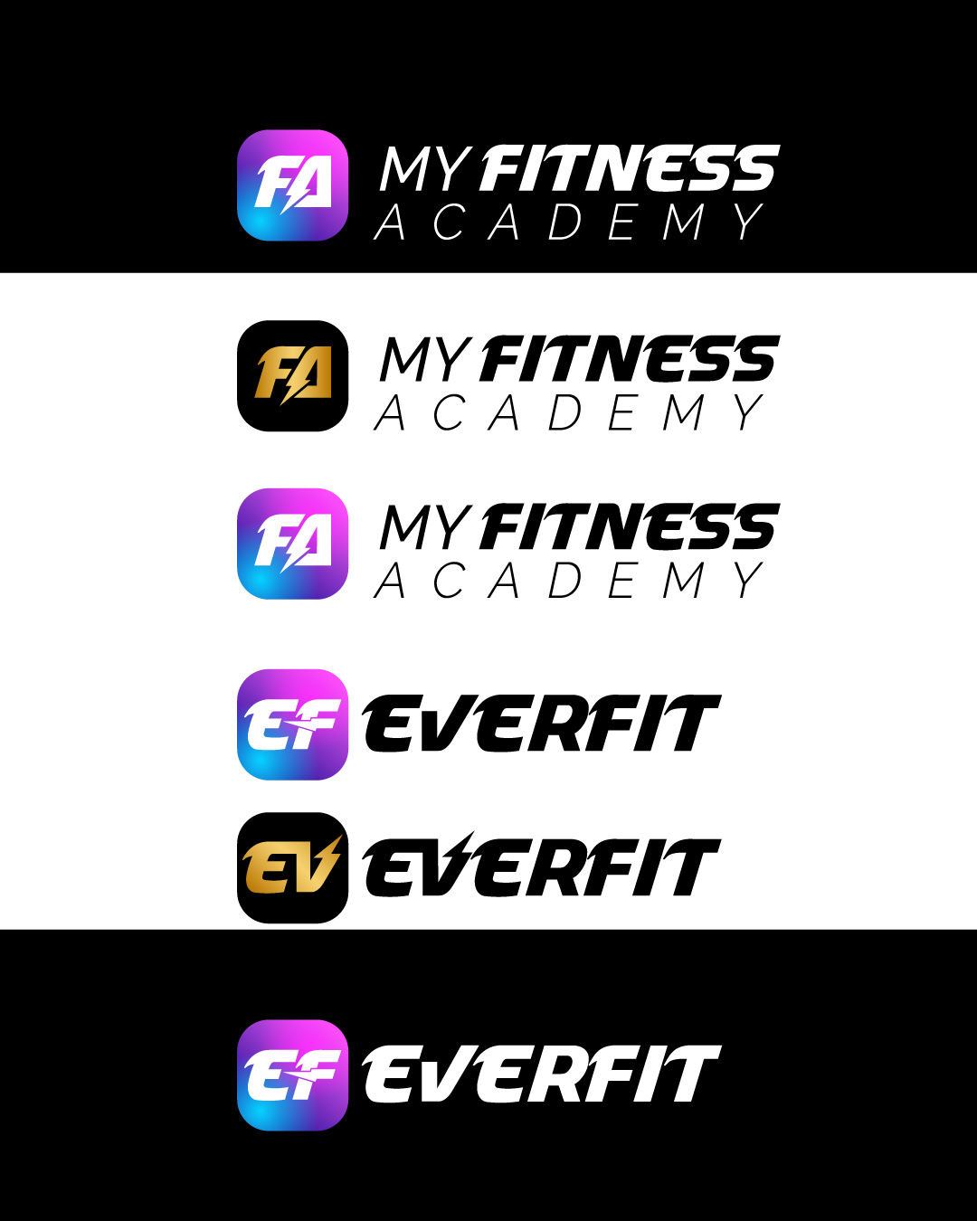 Logo Design by Sergio Coelho for My Fitnesss Academy PTY LTD | Design #30276175