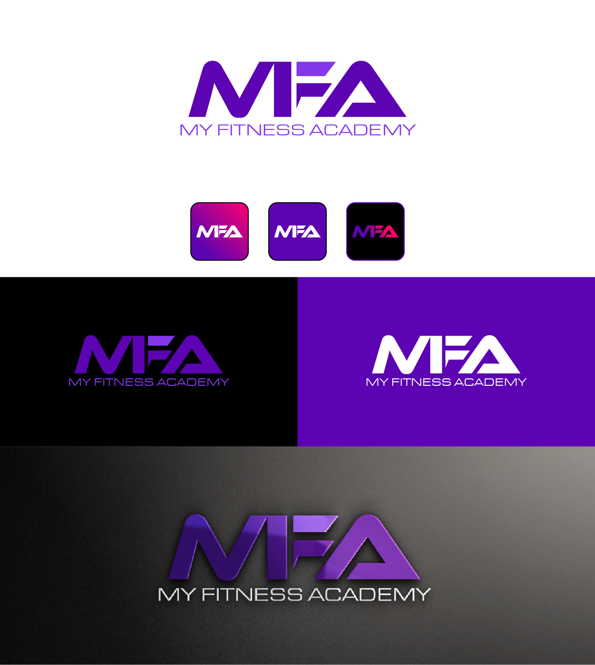 Logo Design by Owltive for My Fitnesss Academy PTY LTD | Design #30265455