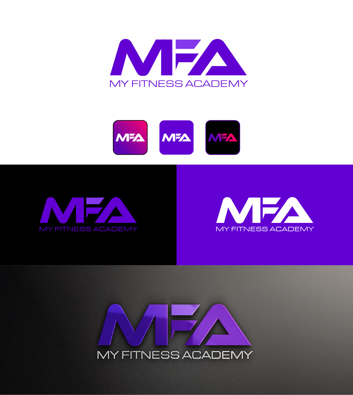 Logo Design by Owltive for My Fitnesss Academy PTY LTD | Design #30331328