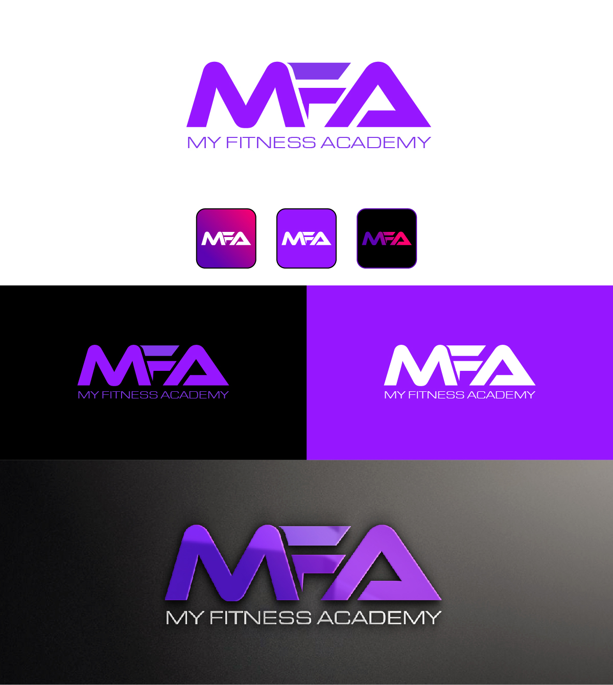 Logo Design by Owltive for My Fitnesss Academy PTY LTD | Design #30331329