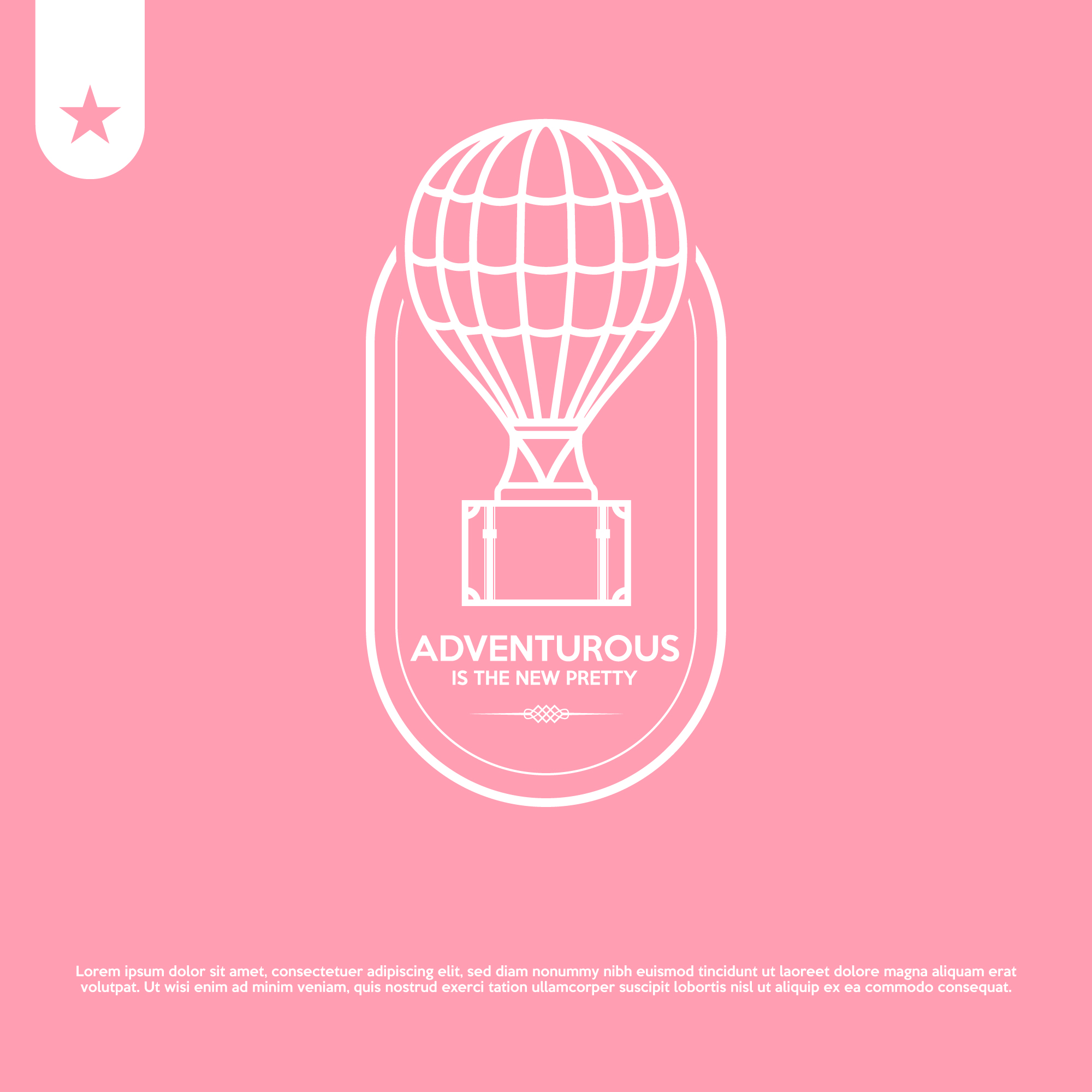 Diseño de Logo por YERR® para Adventurous Is The New Pretty | Diseño #30269851