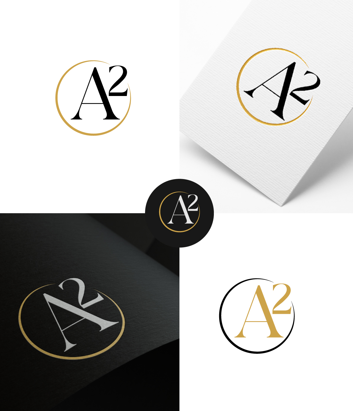 Elegant Upmarket Luxury Well being Aesthetics Anti aging Logo 