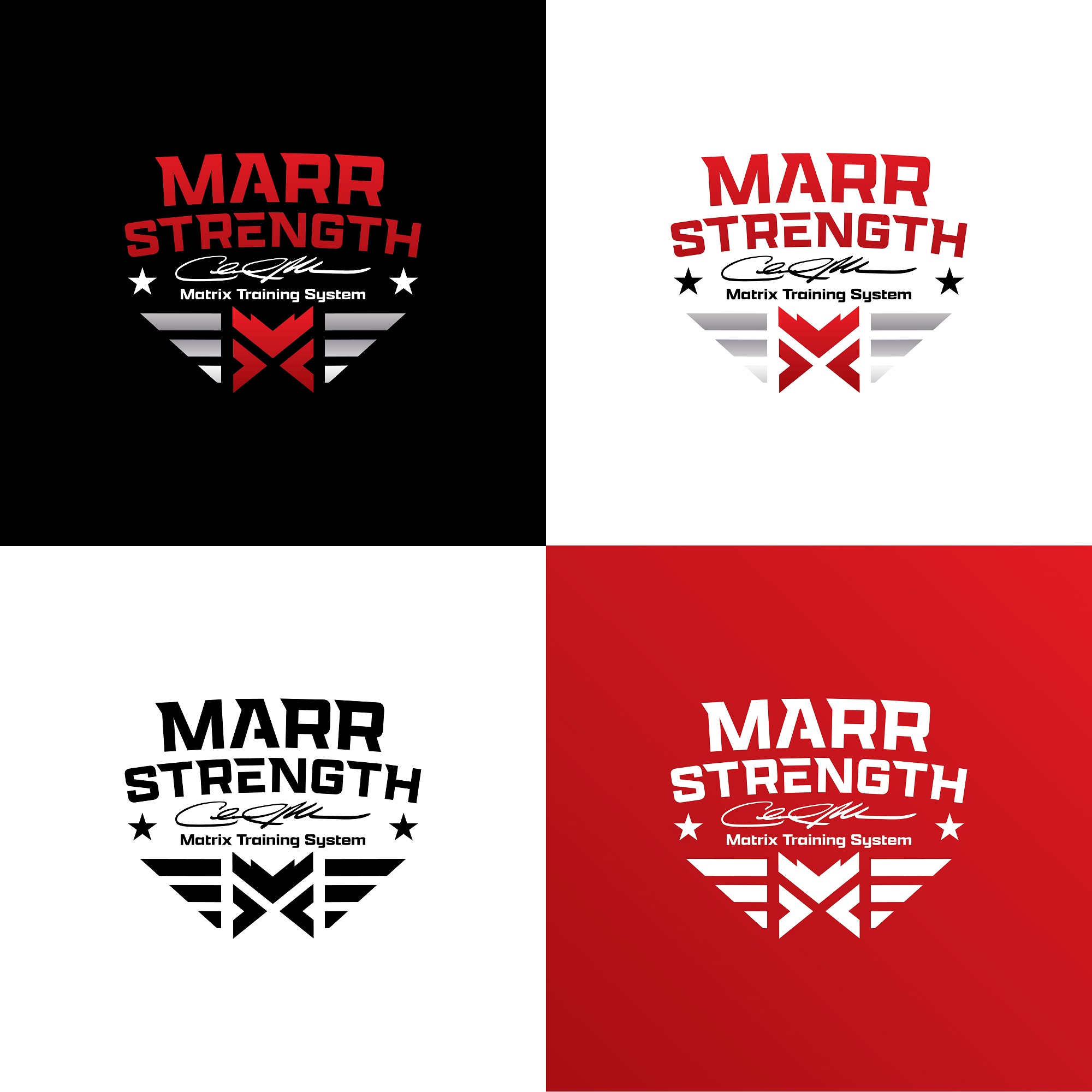 Logo Design by Maxo-Biz for Marr Strength | Design #30292128