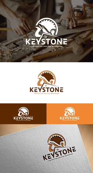Diseño de Logo por AyaanArt para Keystone Contracting and Fine Woodwork | Diseño: #30271563