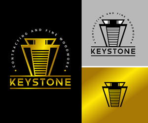 Logo Design by Paint-Tools for Keystone Contracting and Fine Woodwork | Design #30272370