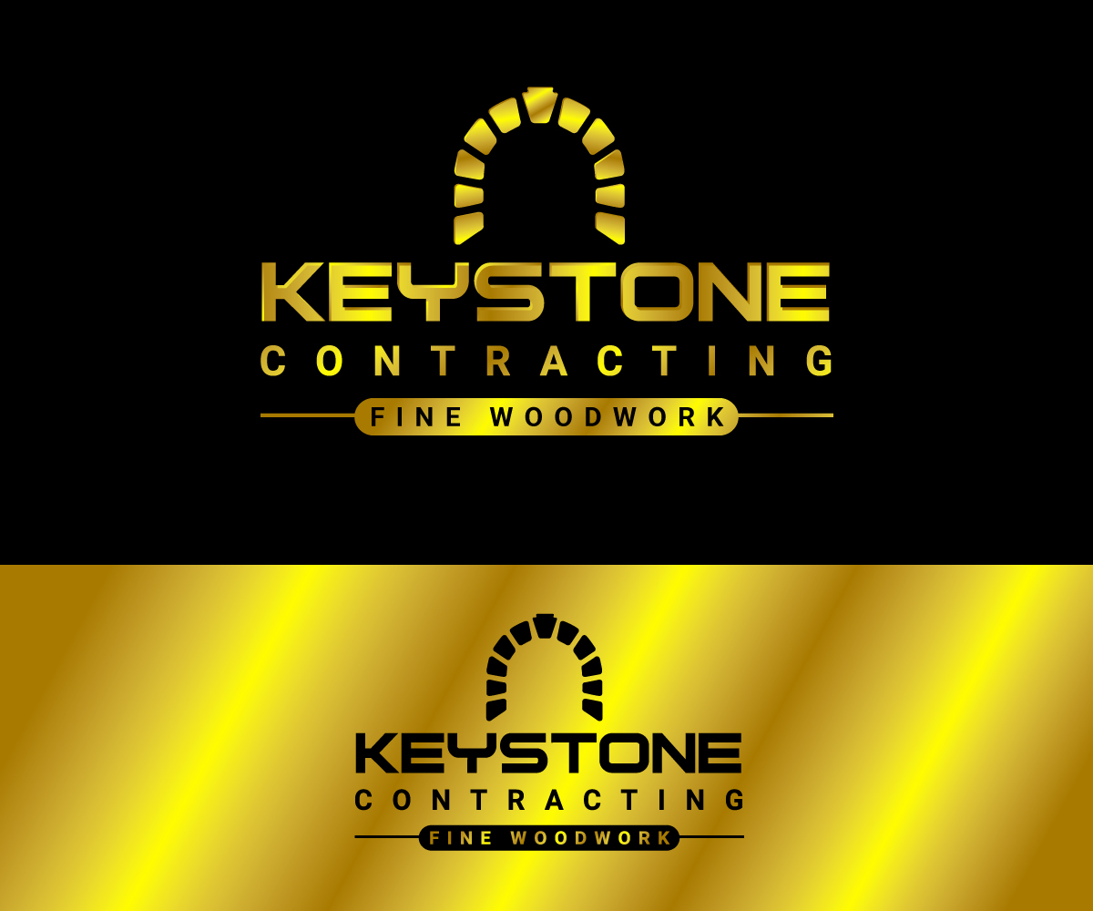 Diseño de Logo por Paint-Tools para Keystone Contracting and Fine Woodwork | Diseño #30272371