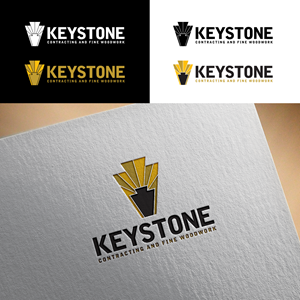 Diseño de Logo por Rear Designer para Keystone Contracting and Fine Woodwork | Diseño: #30273524