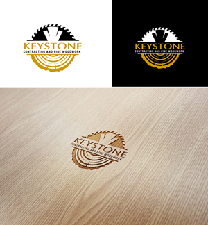 Diseño de Logo por RA-bica para Keystone Contracting and Fine Woodwork | Diseño: #30270739