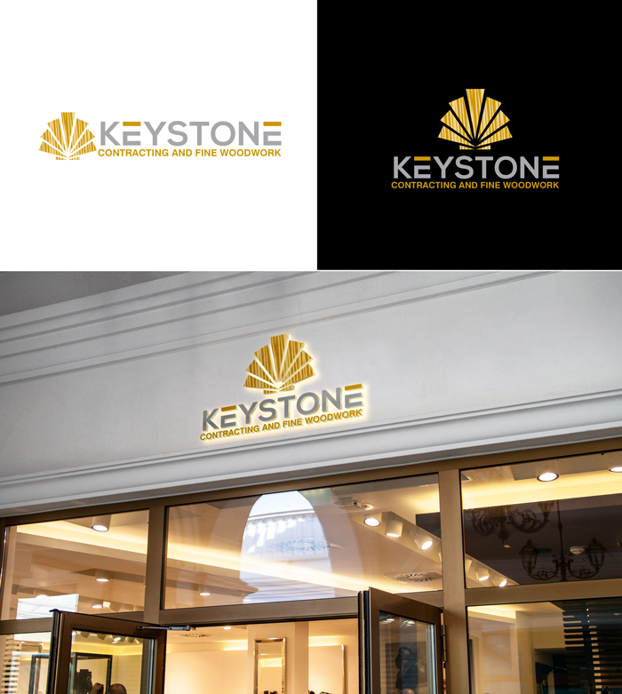 Diseño de Logo por RA-bica para Keystone Contracting and Fine Woodwork | Diseño #30270891