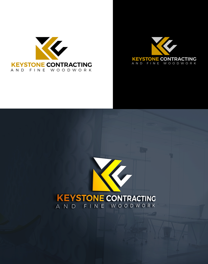 Logo-Design von RA-bica für Keystone Contracting and Fine Woodwork | Design #30270947