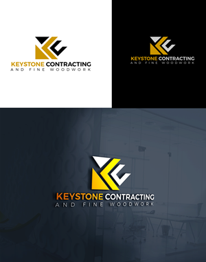 Diseño de Logo por RA-bica para Keystone Contracting and Fine Woodwork | Diseño: #30270947