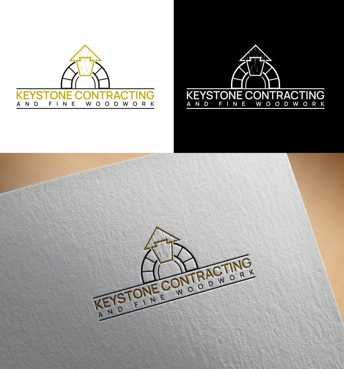 Logo-Design von RA-bica für Keystone Contracting and Fine Woodwork | Design #30271344