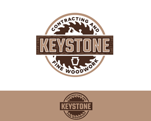 Diseño de Logo por RCDesigns para Keystone Contracting and Fine Woodwork | Diseño: #30270626