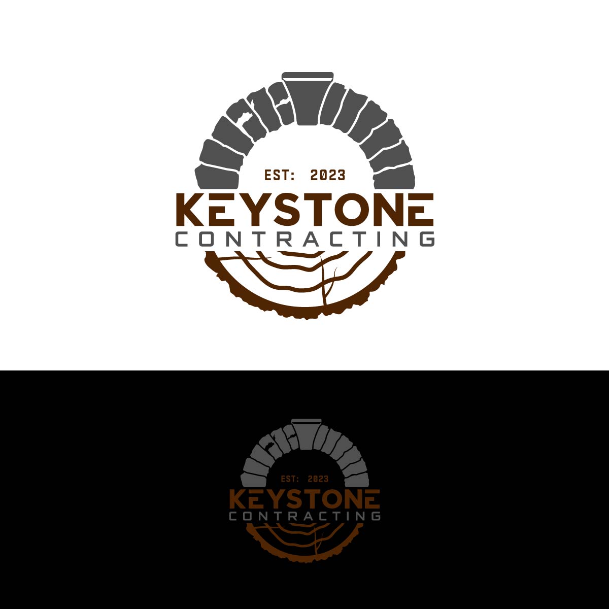 Logo-Design von fly  design für Keystone Contracting and Fine Woodwork | Design #30272025