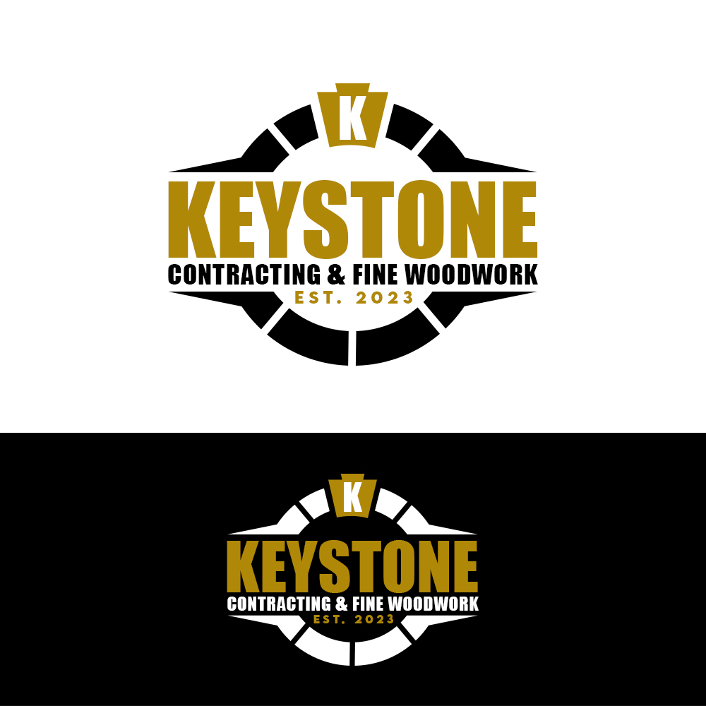 Diseño de Logo por PsyPen para Keystone Contracting and Fine Woodwork | Diseño #30271513