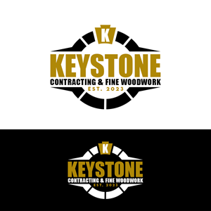 Diseño de Logo por PsyPen para Keystone Contracting and Fine Woodwork | Diseño: #30271513