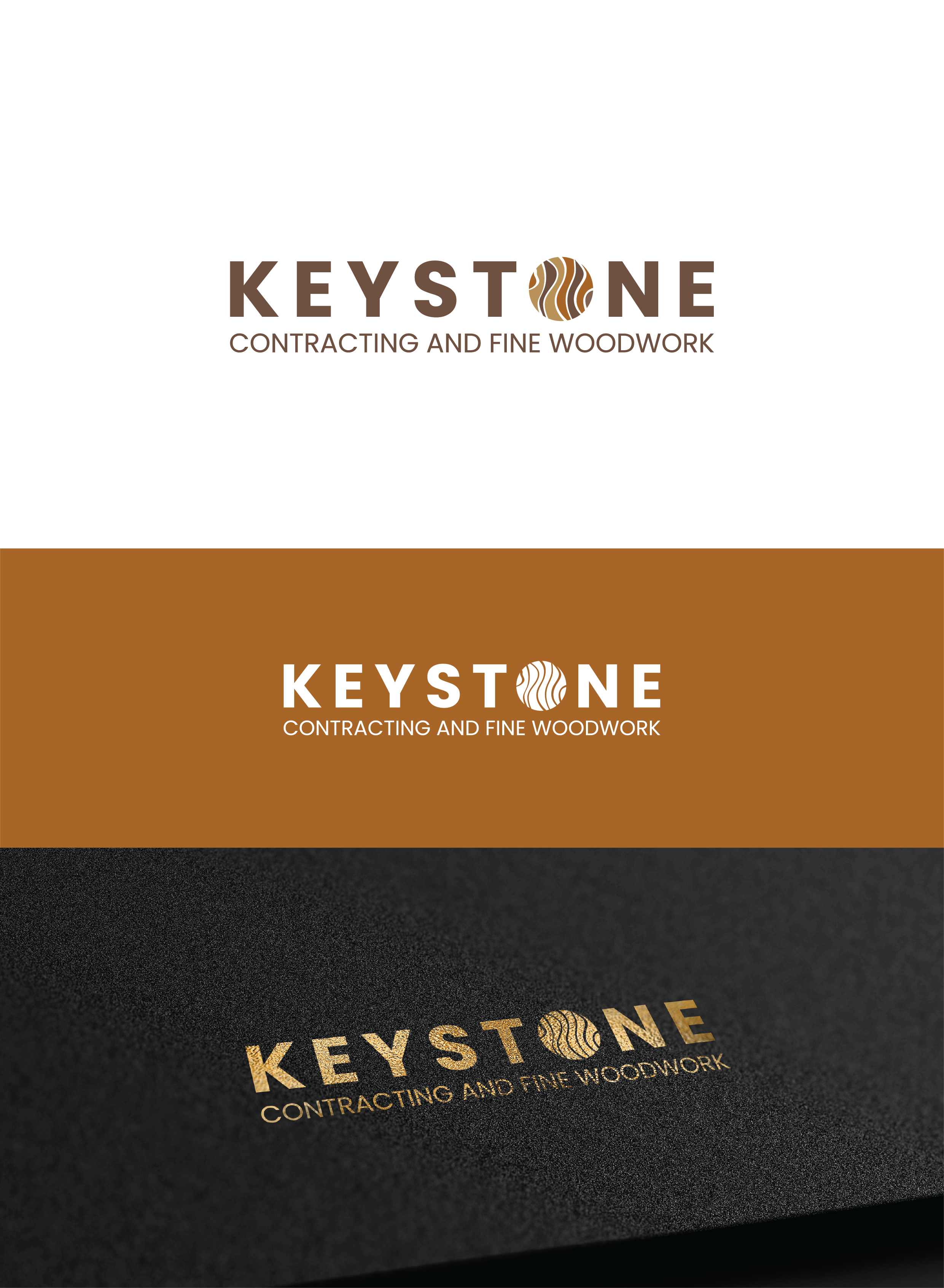 Diseño de Logo por KINETIK™ para Keystone Contracting and Fine Woodwork | Diseño #30270008