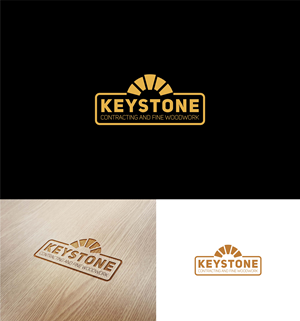 Logo Design by Joenet Jayawarna for Keystone Contracting and Fine Woodwork | Design #30271777