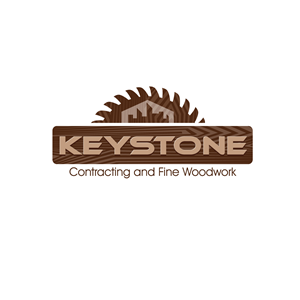 Logo Design by GODDREAMCREATION for Keystone Contracting and Fine Woodwork | Design #30272060