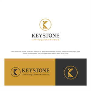 Diseño de Logo por ThiagoB para Keystone Contracting and Fine Woodwork | Diseño: #30275057