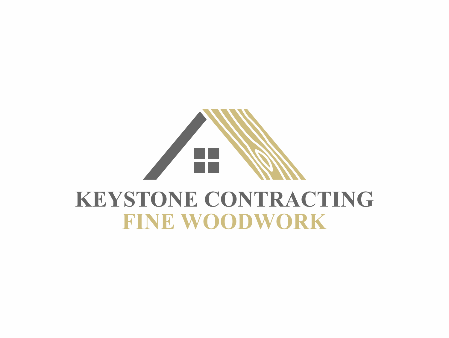 Diseño de Logo por M.Syaiful Huda para Keystone Contracting and Fine Woodwork | Diseño #30270631