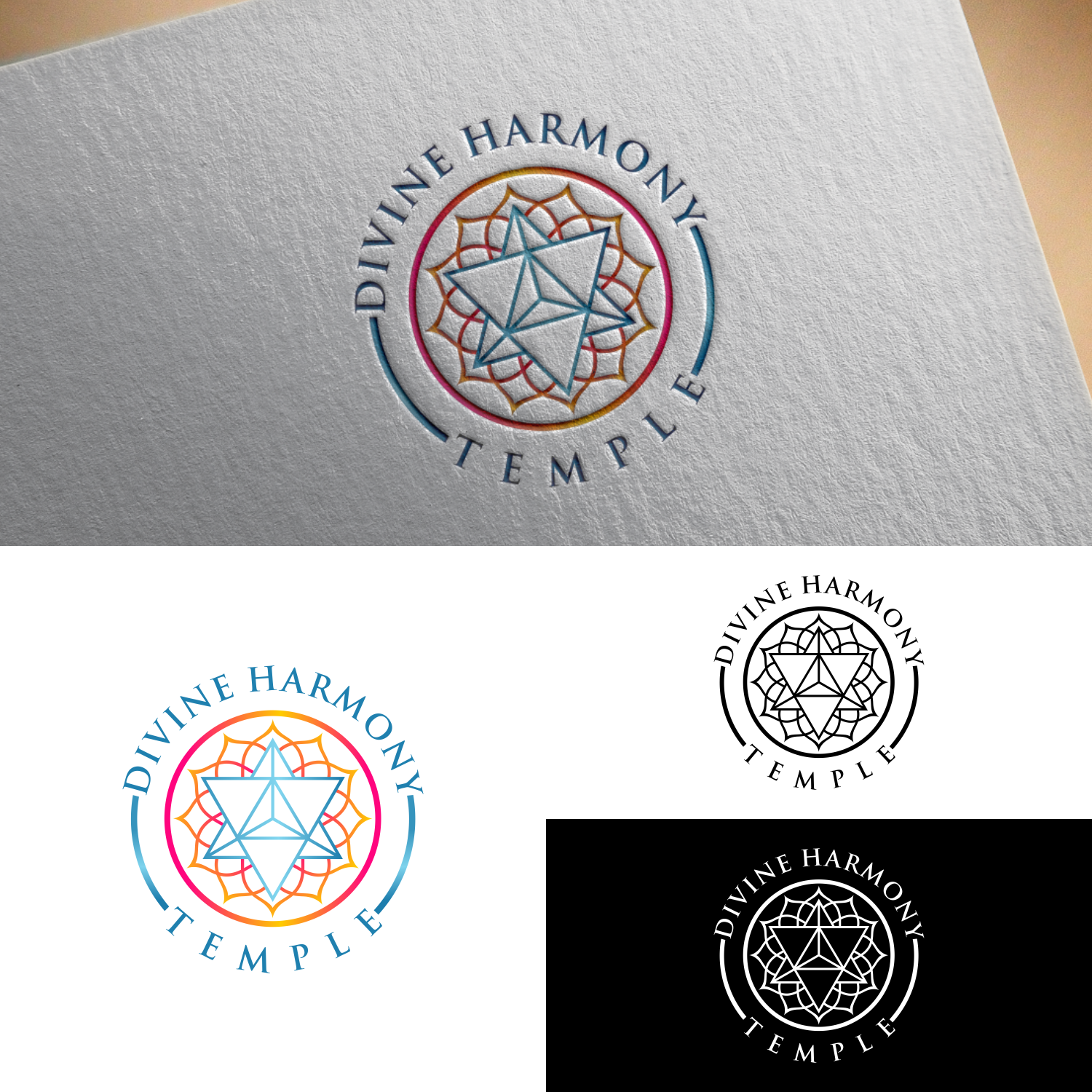 Logo Design by Tangantengen for Divine Harmony Temple | Design #30270242