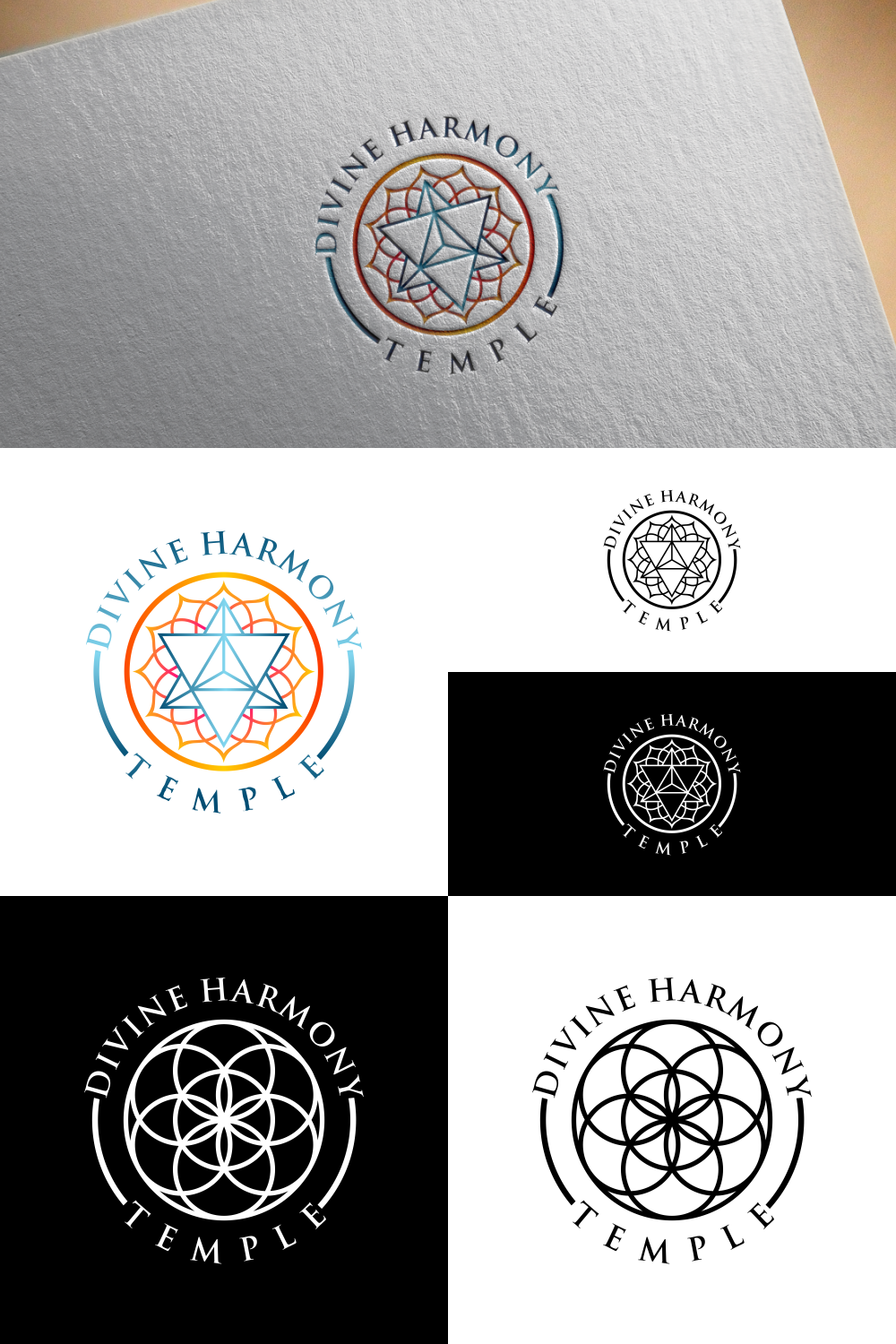 Logo Design by Tangantengen for Divine Harmony Temple | Design #30276095