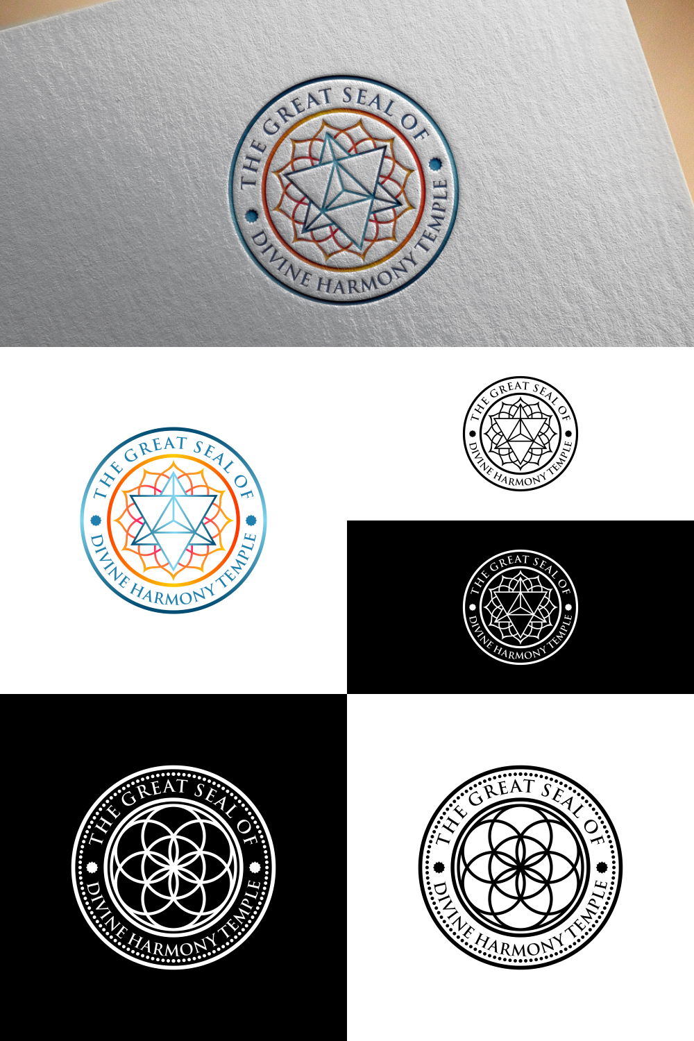 Logo-Design von Tangantengen für Divine Harmony Temple | Design #30287282