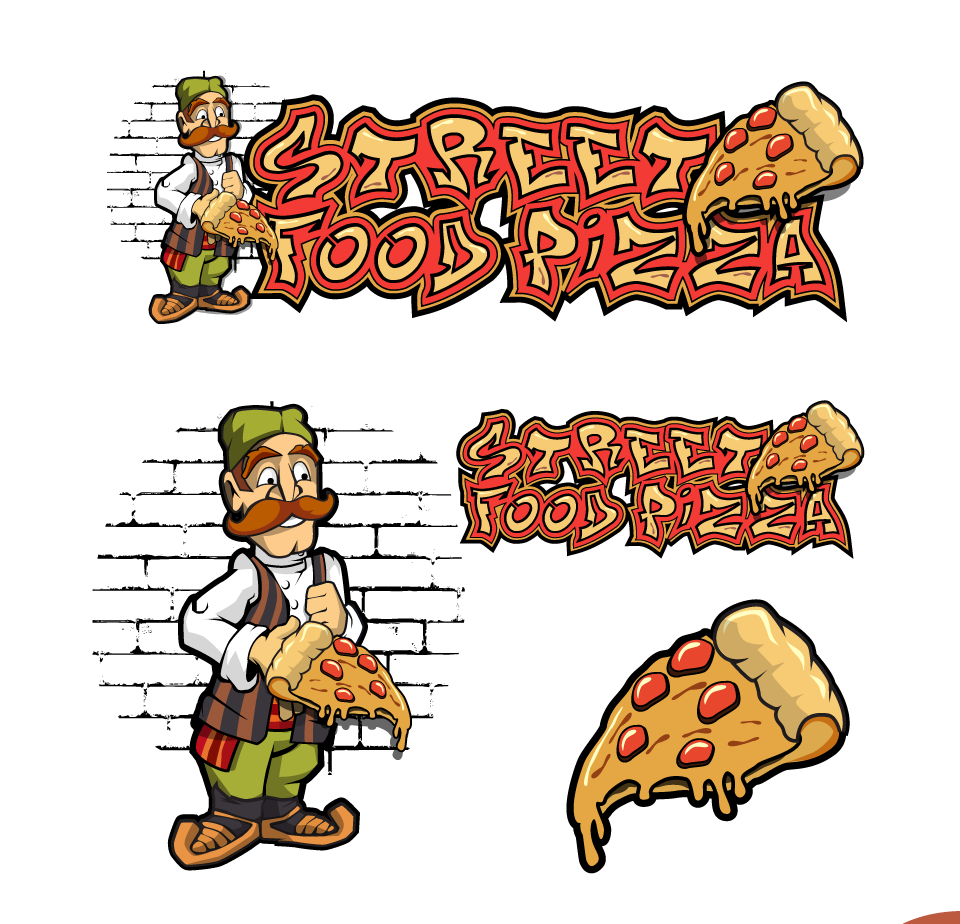 Logo Design by Enz67 for Street Food Pizza  | Design #30272801